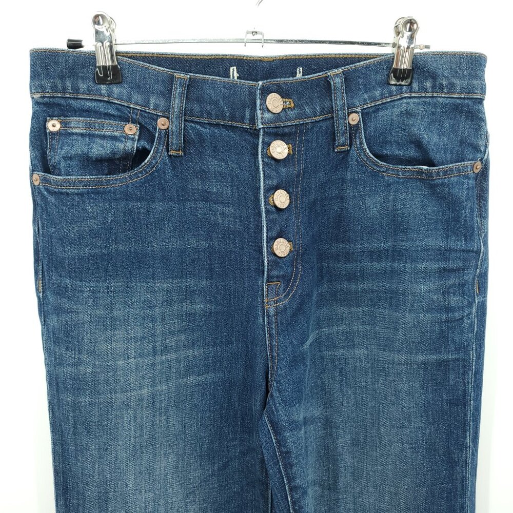 Madewell Indigo Wide Leg Jeans - Picture 4 of 16
